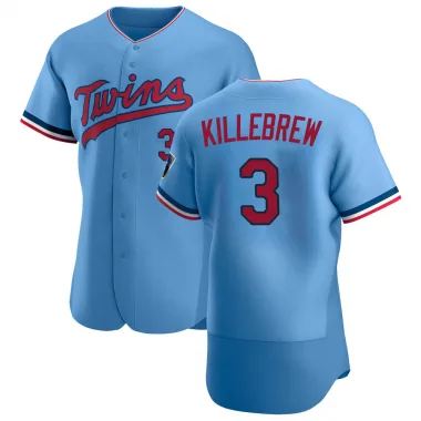 Harmon Killebrew Men's Authentic Minnesota Twins Light Blue Alternate Jersey