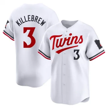 Harmon Killebrew Men's Limited Minnesota Twins White Home Jersey