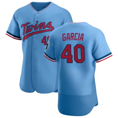 Luis Garcia Men's Authentic Minnesota Twins Light Blue Alternate Jersey