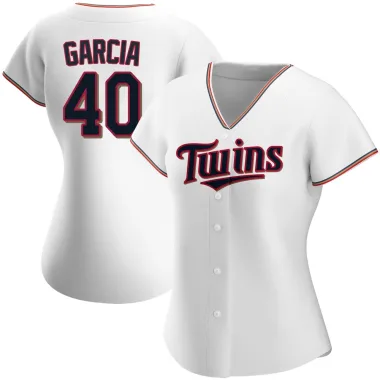 Luis Garcia Women's Replica Minnesota Twins White Home Jersey