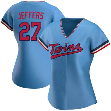 Ryan Jeffers Women's Authentic Minnesota Twins Light Blue Alternate Jersey